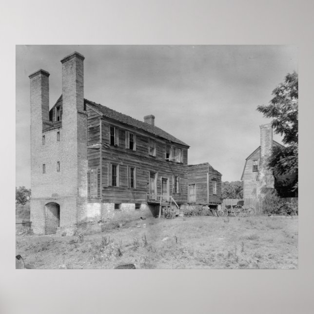 Póster Casas de tabaco portuario (Frente)