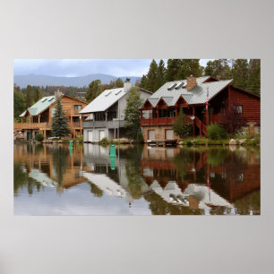 Póster Casas del Lago