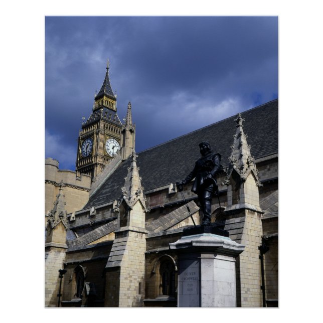 Póster Casas del Parlamento de Londres (Anverso)