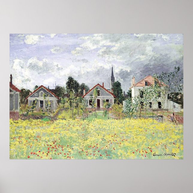 Póster Casas del Poster Claude Monet (Frente)
