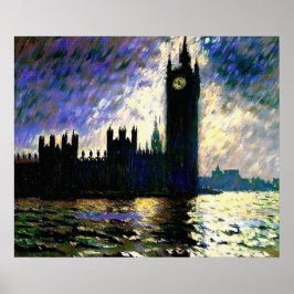 Póster Casas impresionistas del Parlamento