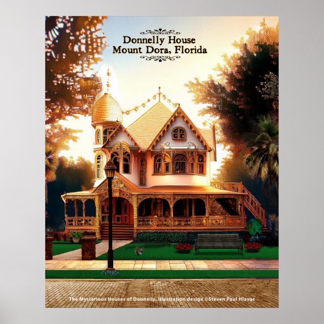 Póster Casas misteriosas de Donnelly - Montaña Dora No.1 (Frente)