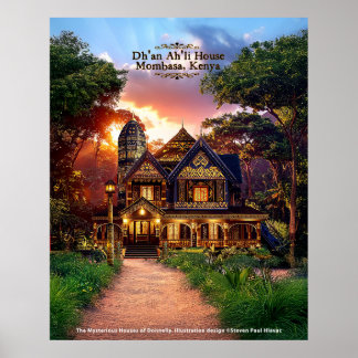 Póster Casas Misteriosas de Donnelly - No4 Mombasa Kenia