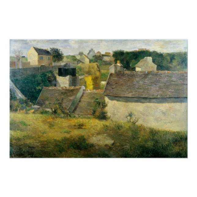 Póster Casas Paul Gauguin en Vaugirard (Anverso)