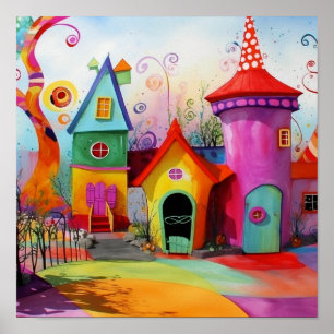 Póster Casas singulares