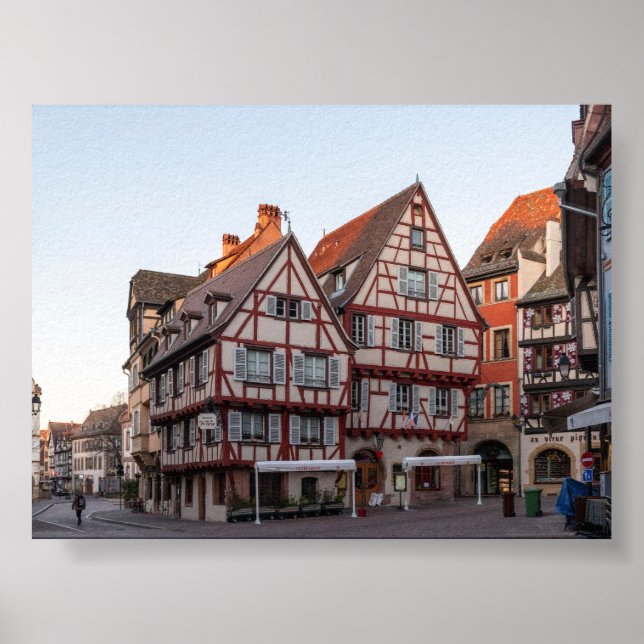 Póster Casas típicas en Colmar (Frente)