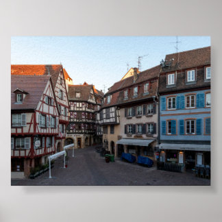 Póster Casas típicas en Colmar