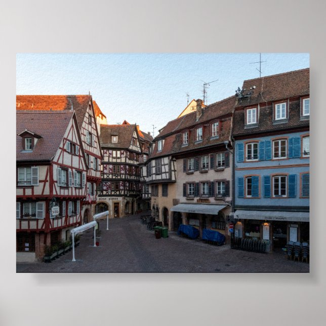 Póster Casas típicas en Colmar (Frente)