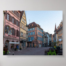 Póster Casas típicas en Colmar