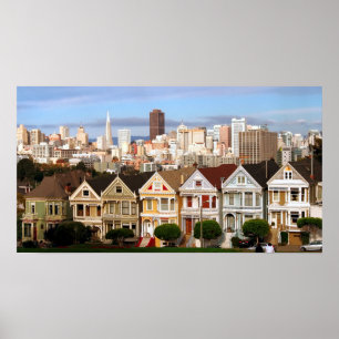 PÓSTER CASAS VICTORIANAS DE SAN FRANCISCO