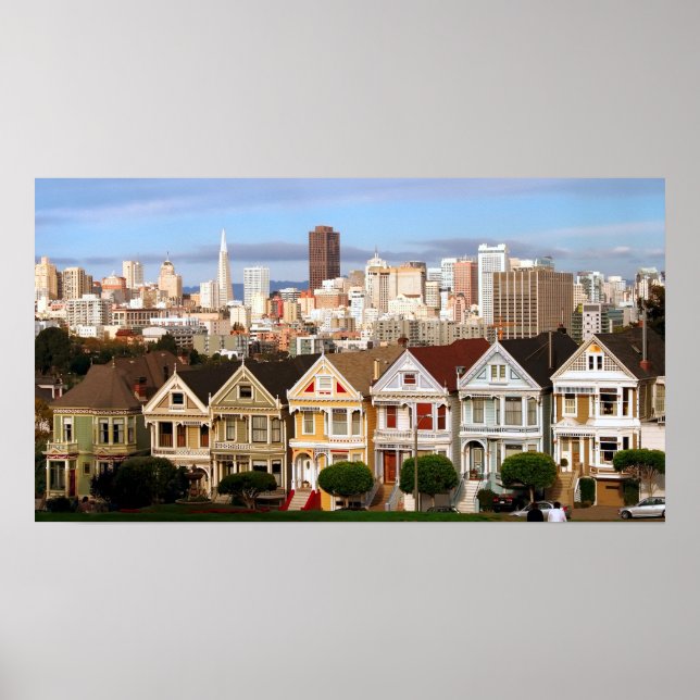 PÓSTER CASAS VICTORIANAS DE SAN FRANCISCO (Frente)