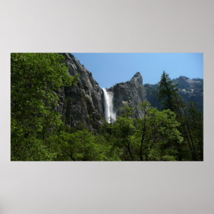 Póster Cascada Bridalveil en el Parque Nacional Yosemite