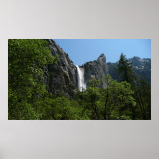 Póster Cascada Bridalveil en el Parque Nacional Yosemite