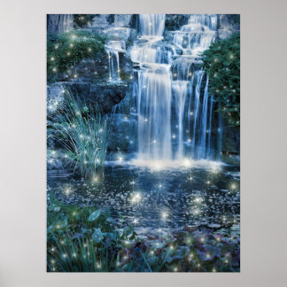 Póster Cascada de agua