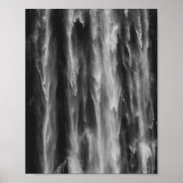 Póster Cascada de agua majestuosa Boka, Eslovenia arriba