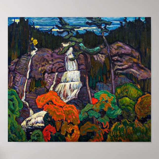 Póster Cascada de Algoma | J.E.H. MacDonald | (Frente)