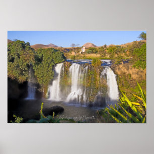Póster Cascada de Ampefy, Madagascar