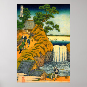 Póster Cascada de Aoigaoka en la capital oriental
