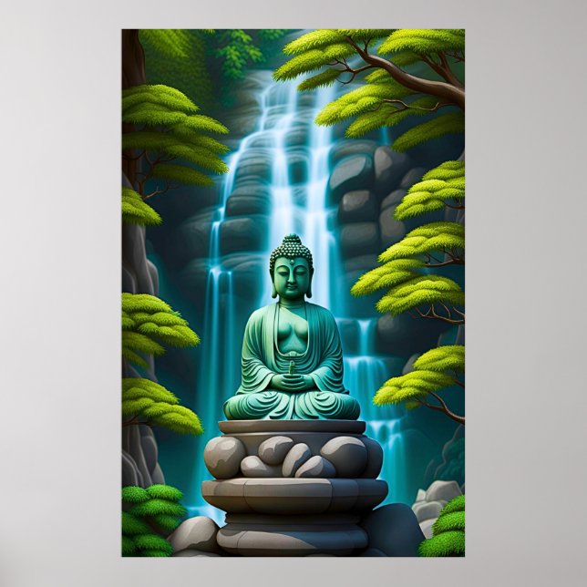 Póster Cascada de Buddha (Frente)