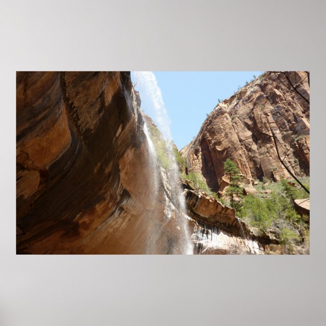 Póster Cascada de Emerald Pool II del Parque Nacional Zio (Frente)