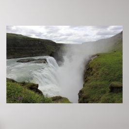 Póster Cascada de Gulfoss