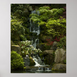 Póster Cascada de jardín