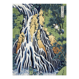 Póster Cascada de Kirifuri cerca de la montaña Kurokami H