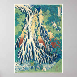 Póster Cascada de Kirifuri (Hiroshige)