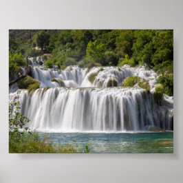 Póster cascada de Krka