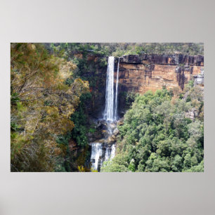 Póster Cascada de la naturaleza en las cataratas Fitzroy