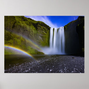 Póster Cascada de montaña