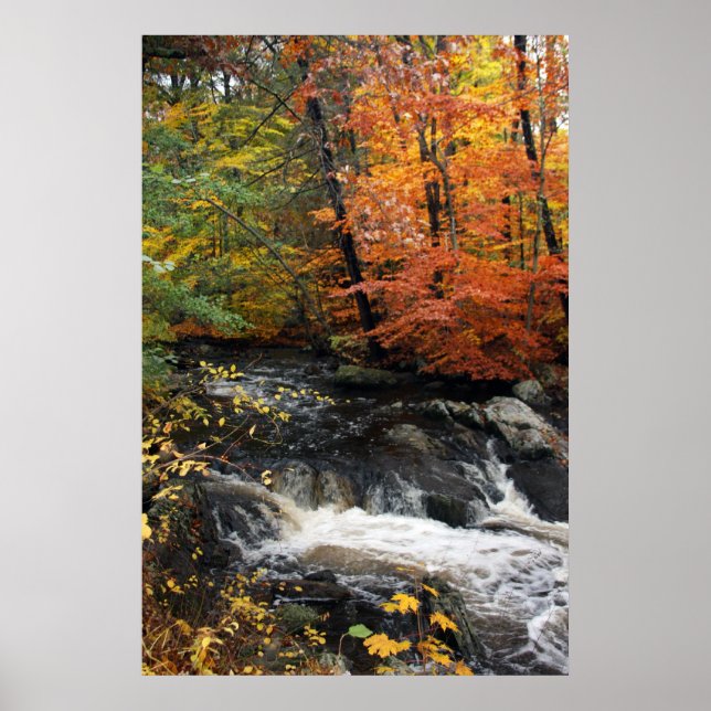 Póster Cascada de otoño (Frente)