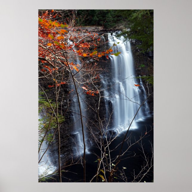 Póster Cascada de otoño (Frente)