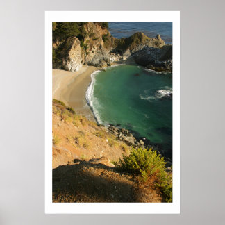 Póster Cascada de playa de Julia Pfieffer