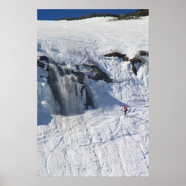 Póster Cascada de Tuckermans y S del Monte Washington (Frente)