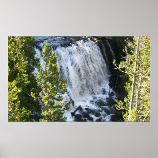 Póster Cascada de Yellowstone