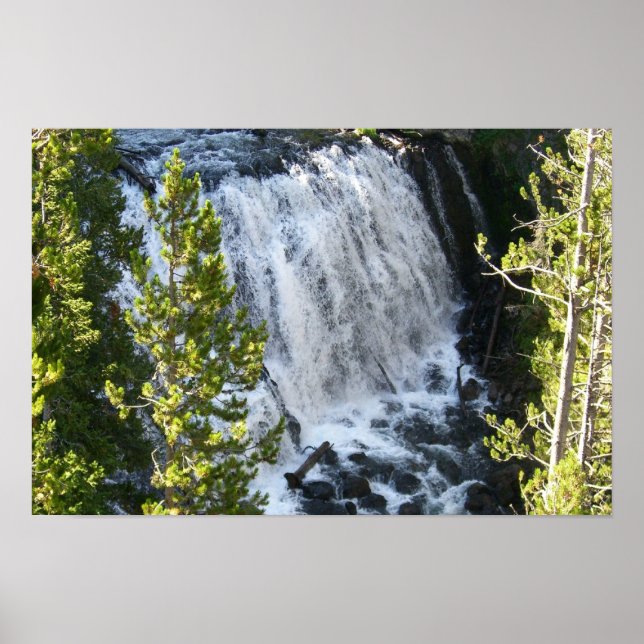 Póster Cascada de Yellowstone (Frente)
