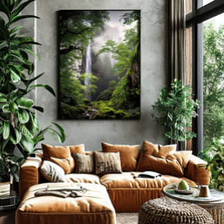 Póster Cascada del Alma Salvaje