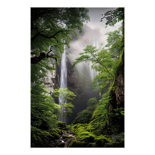 Póster Cascada del Alma Salvaje