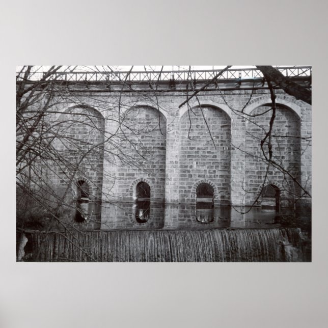 Póster Cascada del Viaducto Cantón (Frente)