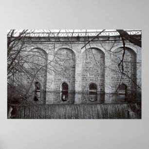 Póster Cascada del viaducto del cantón