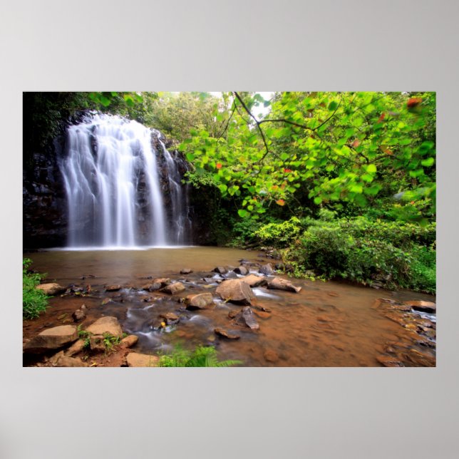 Póster cascada Ellinjaa, Australia (Frente)