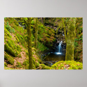 Póster Cascada en Argyll, Poster de Escocia