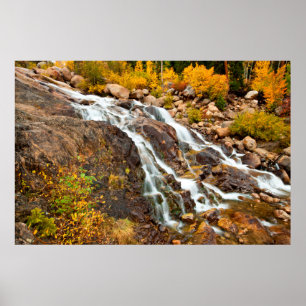 Póster Cascada en el Parque Nacional Grand Teton