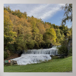 Póster Cascada en el Poster de Nueva York