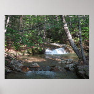 Póster Cascada en el río II de Pemigewasset