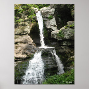 Póster Cascada en las caídas de Kent, Connecticut -