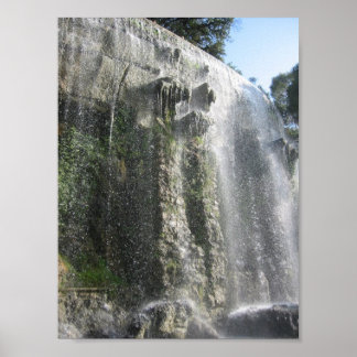 Póster Cascada en Niza, Francia