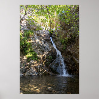Póster Cascada Holy Jim - Condado de Orange, California