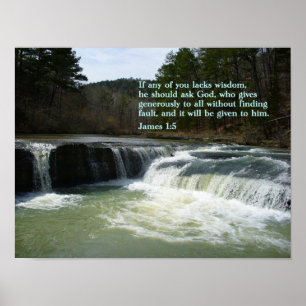 Póster Cascada James 1:5